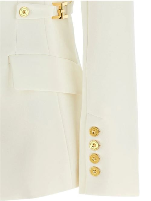 Giacca in crêpe leggero con dettagli gioiello ELISABETTA FRANCHI | GI17556E2.360